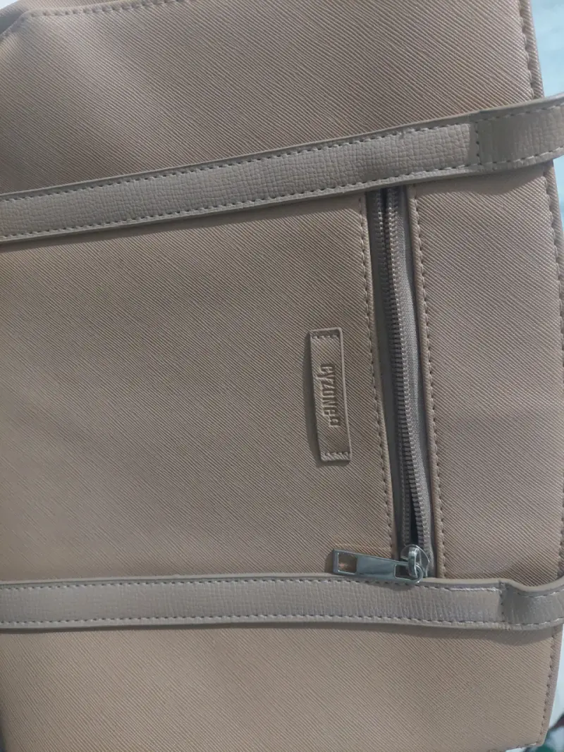Cartera tote beige Cafe - 3