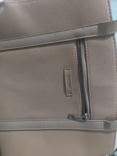 Cartera tote beige Cafe - miniatura 3
