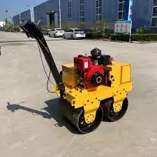 Rodillo compactador doble tambor 600kg Diésel