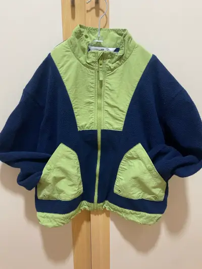 Chaqueta polar verde y azul - miniatura 1