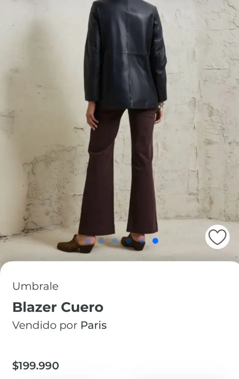 Blazer cuero umbrale - 4