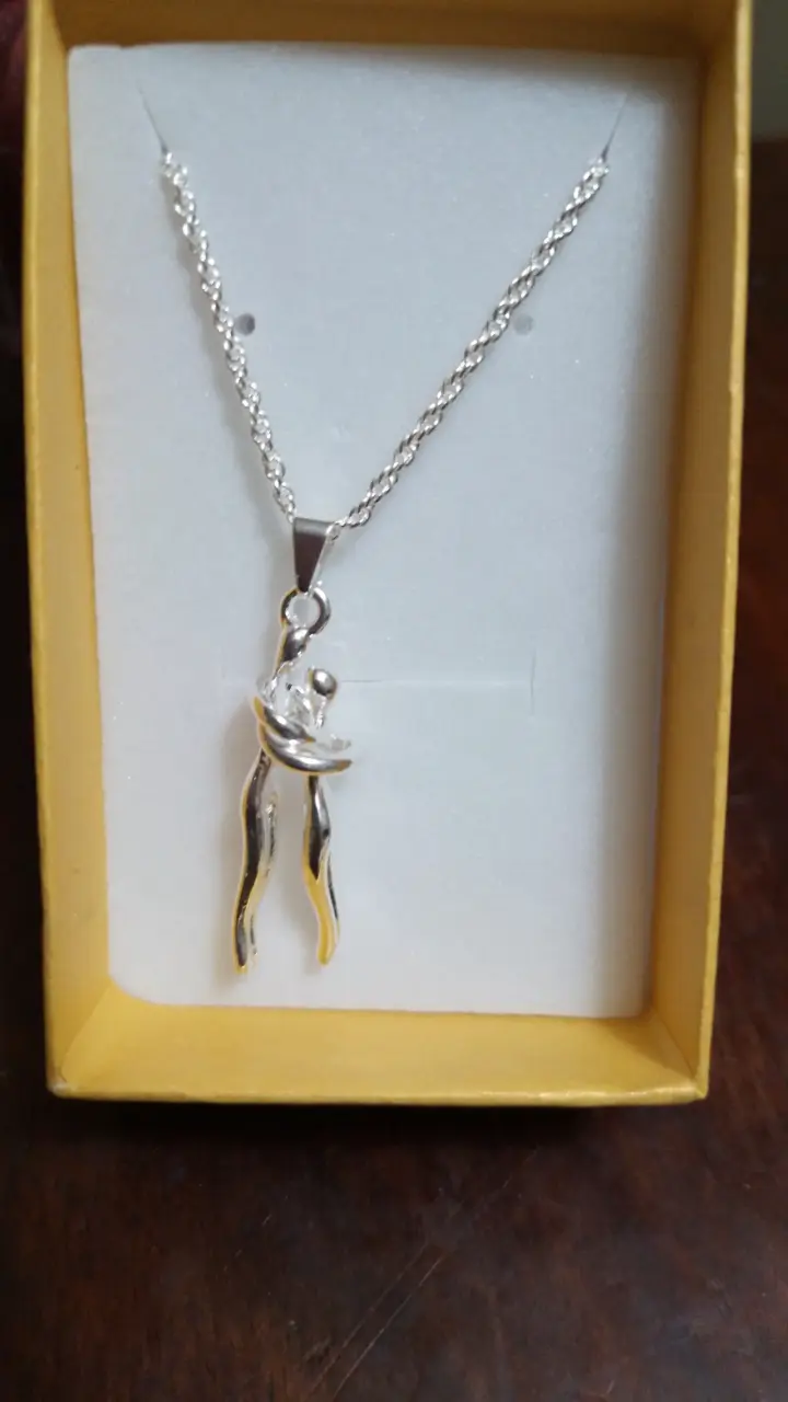 Collar colgante de plata - 1