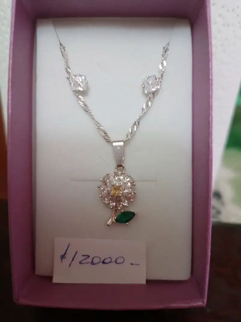 Collar colgante de plata - 3