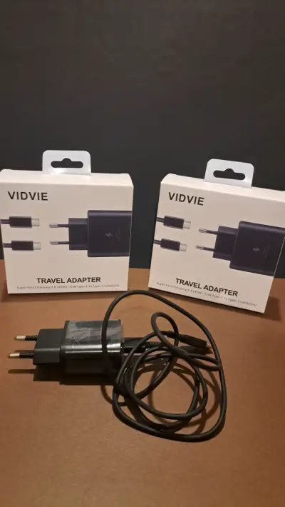 Cargador Carga Rápida 45W VIDVIE (Nuevo en Caja) - miniatura 1