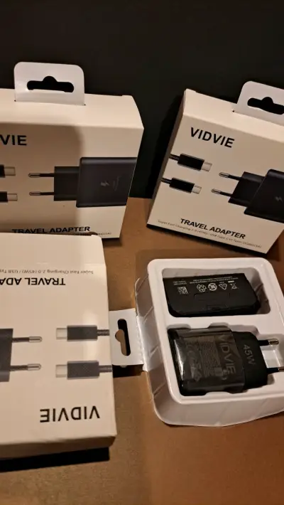 Cargador Carga Rápida 45W VIDVIE (Nuevo en Caja) - miniatura 2