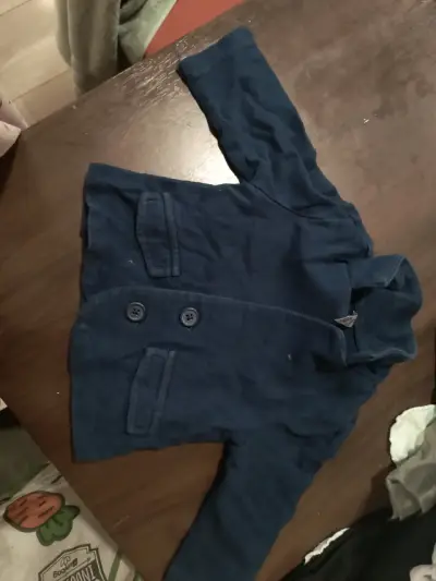 Chaqueta de niño azul - miniatura 1