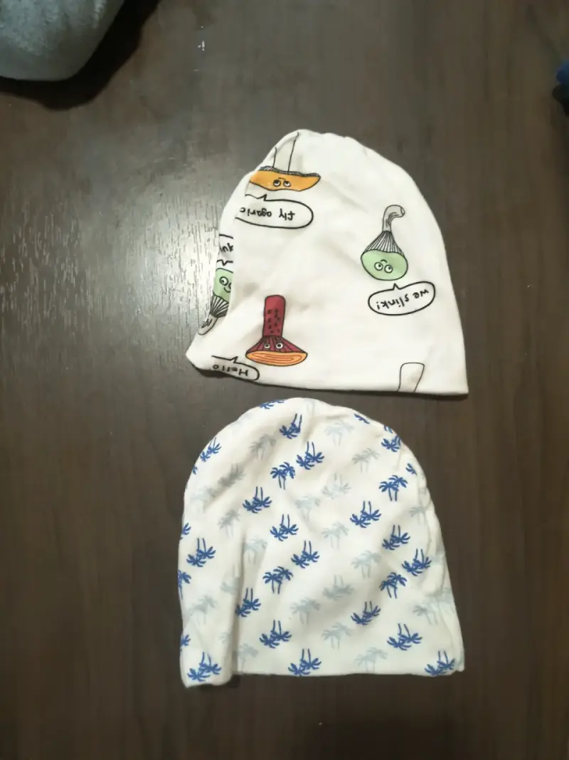 Gorros infantiles con estampado