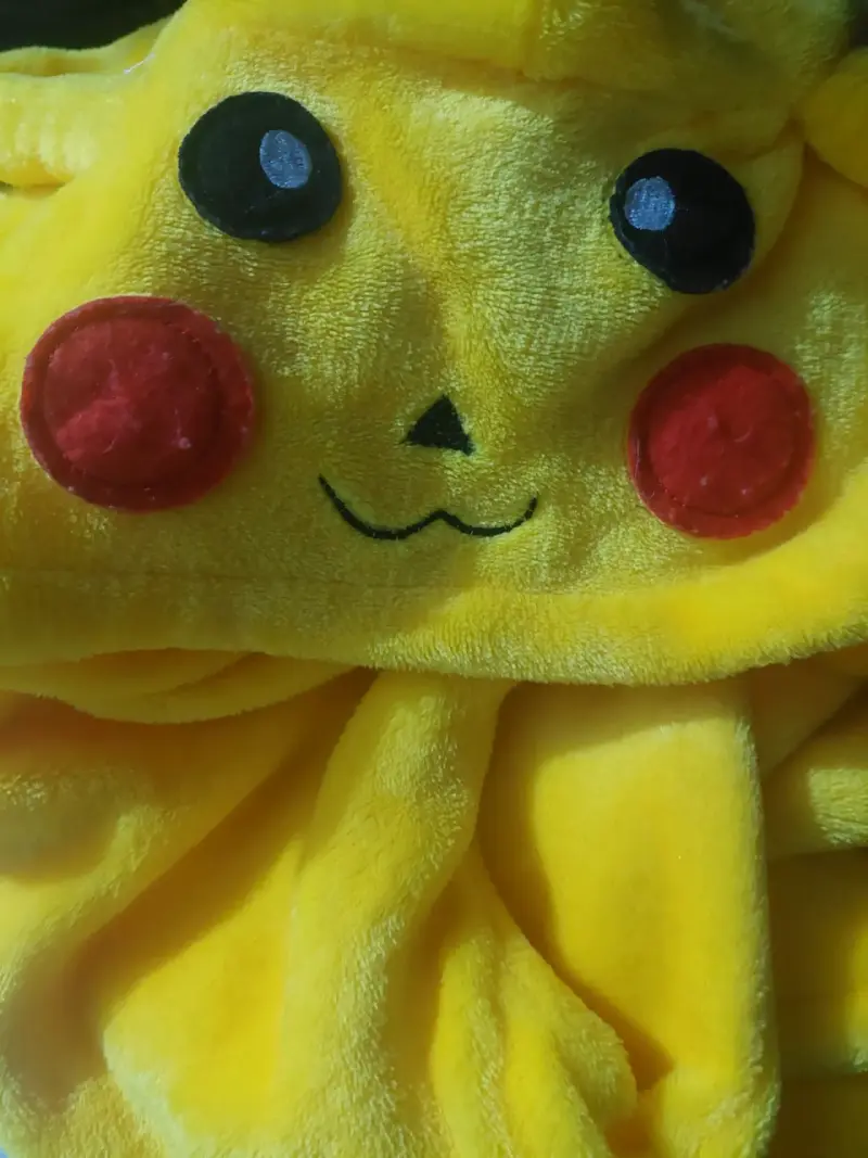 Pijama de felpa Pikachu amarillo 110cm - 2