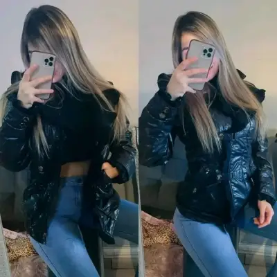 Chaqueta ecocuero talla S y M - miniatura 1