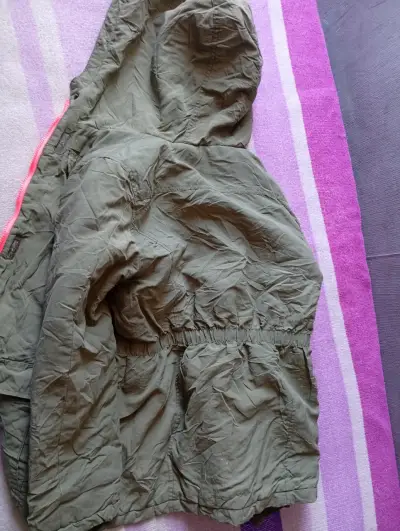 Parka verde con forro polar - miniatura 4
