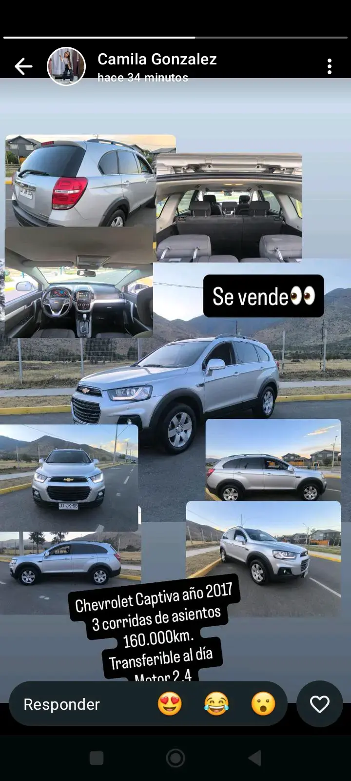 Chevrolet Captiva 2017 2.4L