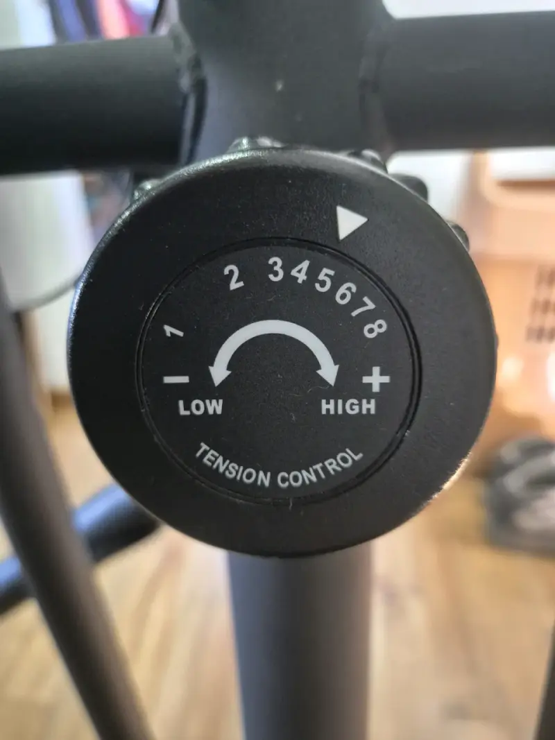 Bicicleta elíptica negra compacta - 4
