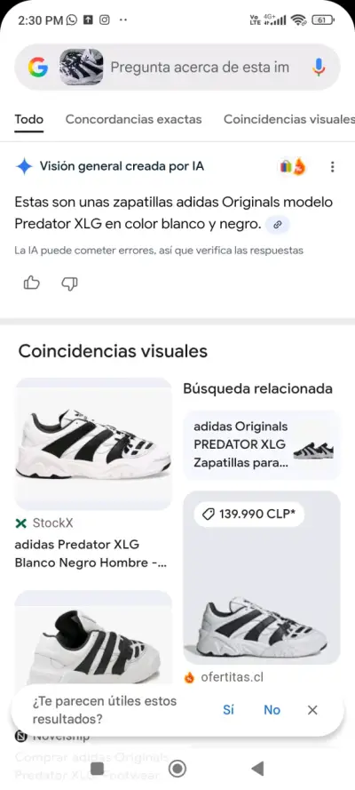 Zapatillas deportivas blancas y negras - miniatura 4