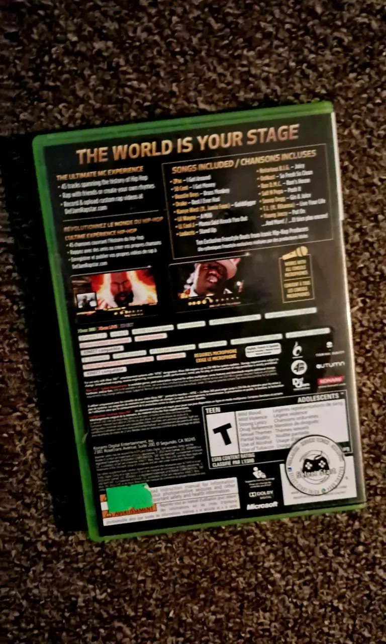 Juego Xbox 360 Def Jam Rapstar - 2