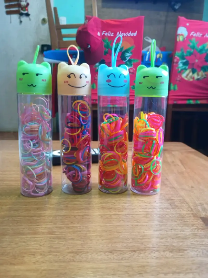 Set de gomitas elásticas coloridas - 1