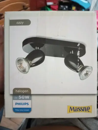 Foco de Techo Doble Massive (Philips) - Modelo Ozz - miniatura 1