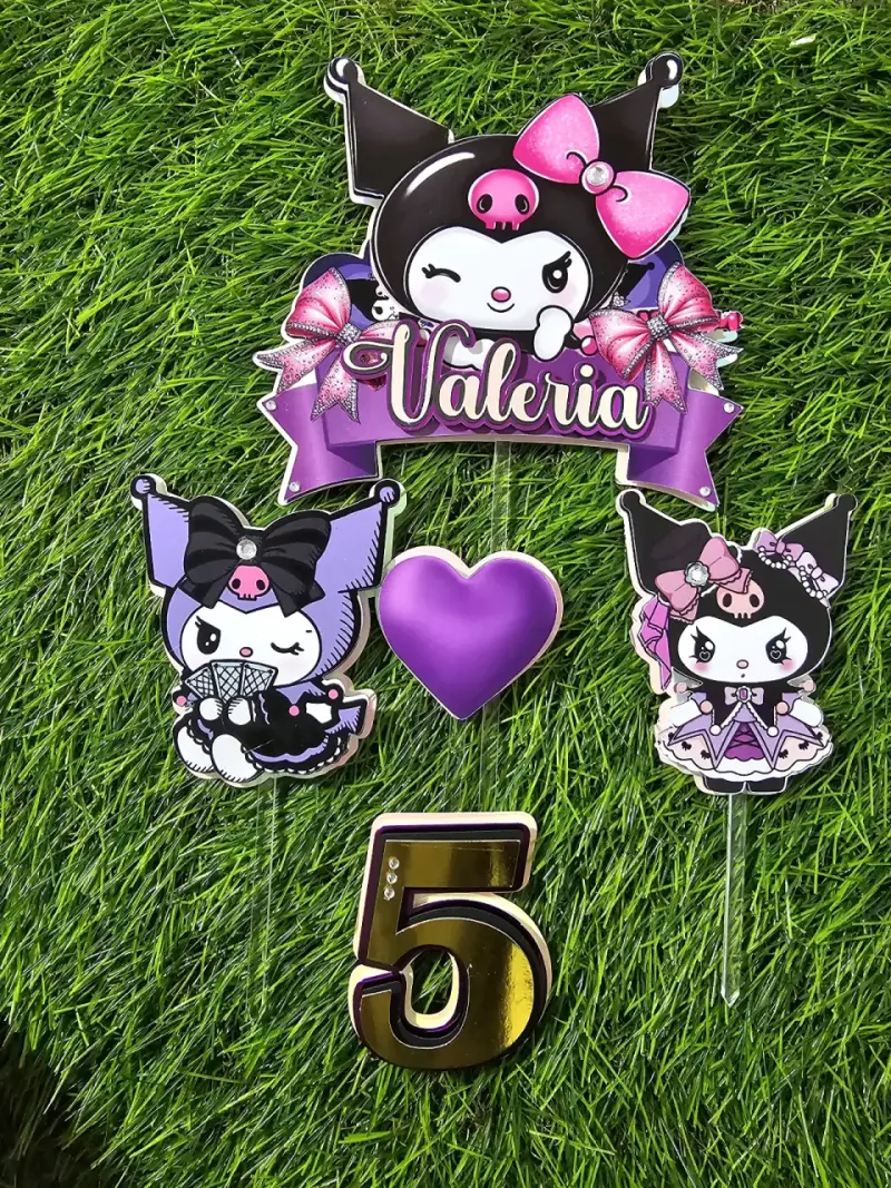 Decoración cumpleaños temática Kuromi - 1