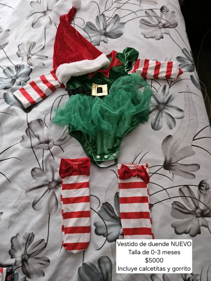 Disfraz de duende bebé