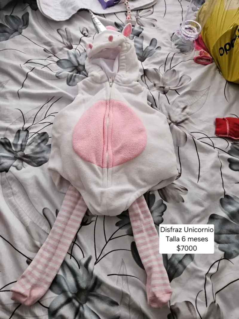 Disfraz unicornio bebé 6 meses