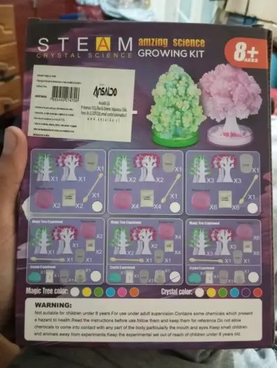 Kit Científico Jardín de Cristales (STEAM Ansaldo) - miniatura 2