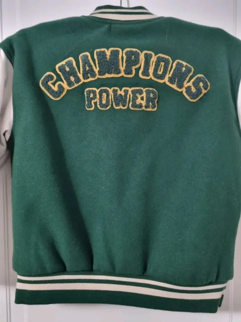 Chaqueta varsity verde Zara talla 6 - 3