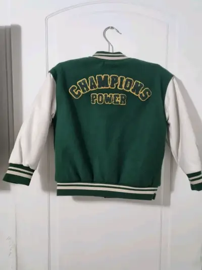 Chaqueta varsity verde Zara talla 6 - miniatura 6