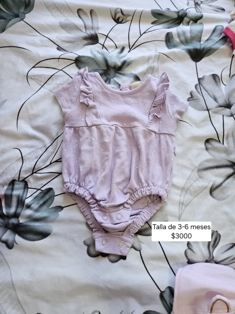 Body de bebé lila