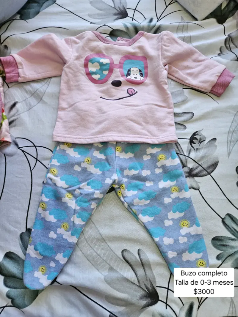 Buzo completo bebé estampado