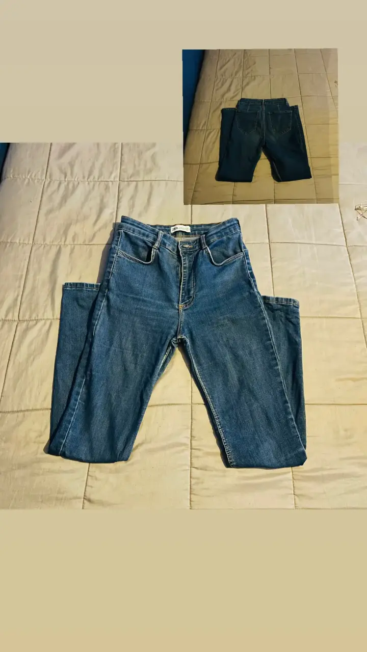 Jeans azul Zara mujer