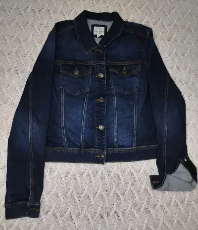Chaqueta de mezclilla azul - miniatura 1