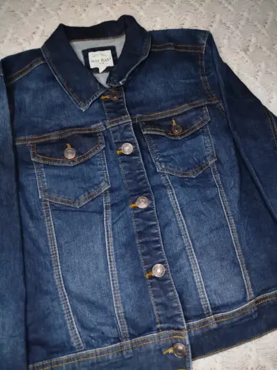 Chaqueta de mezclilla azul - miniatura 2