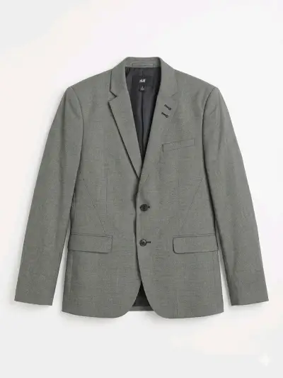 Blazer gris elegante - miniatura 1