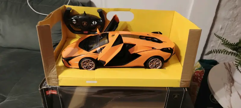 Auto RC Lamborghini Sian Naranja - 3