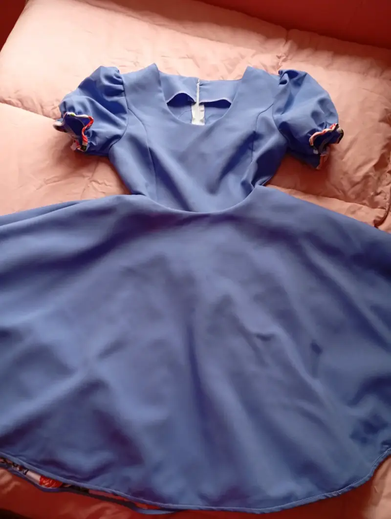 Vestido de cueca doble faldon - 2