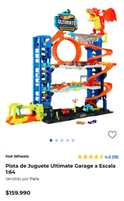 Pista Hot Wheels Ultimate Garage - miniatura 1