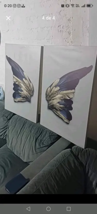 Cuadro decorativo de alas - miniatura 3