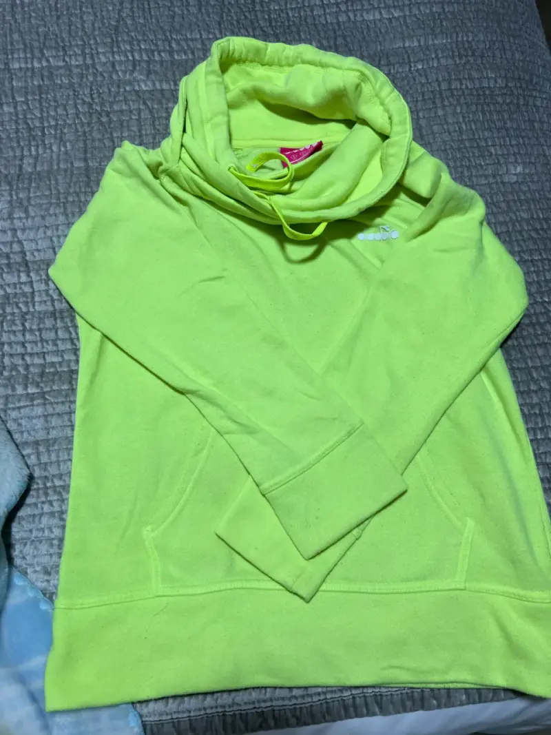 Polerón verde neón Diadora - 2