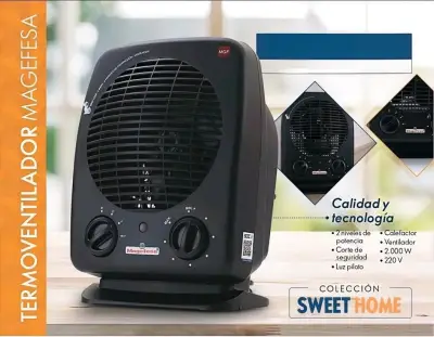 Termoventilador Magefesa negro - miniatura 1
