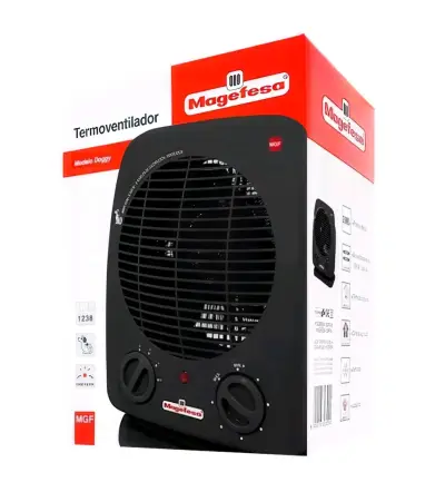 Termoventilador Magefesa negro - miniatura 3