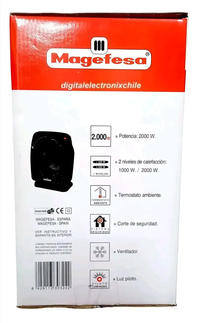 Termoventilador Magefesa negro - 5