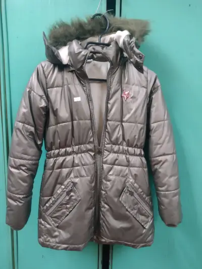 Parka Pierina Girl T10 con capucha de piel - miniatura 1
