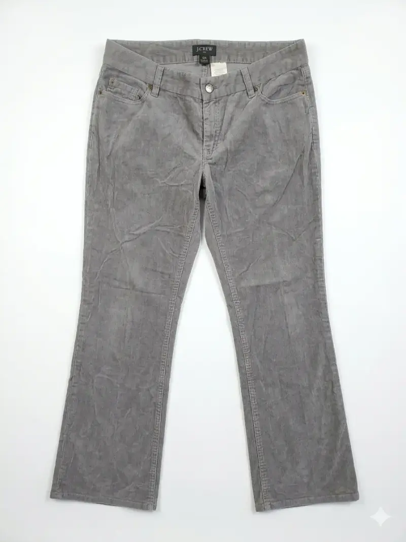 Pantalón gris de pana