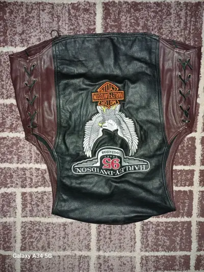 Chaleco de cuero Harley Davidson Talla (M) - miniatura 1
