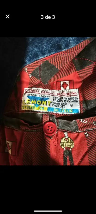 Chaqueta de mezclilla forrada gruesa. Lemont M/L - miniatura 3