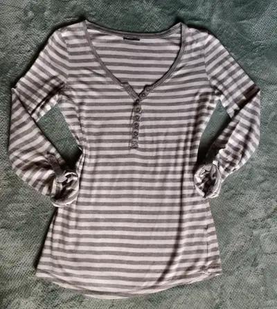 Polera rayada manga larga - miniatura 1