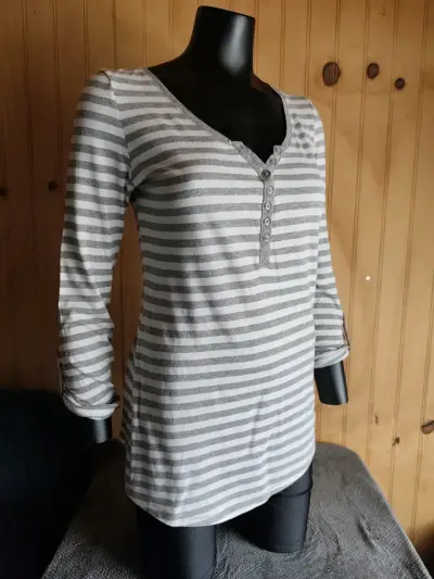 Polera rayada manga larga - miniatura 2