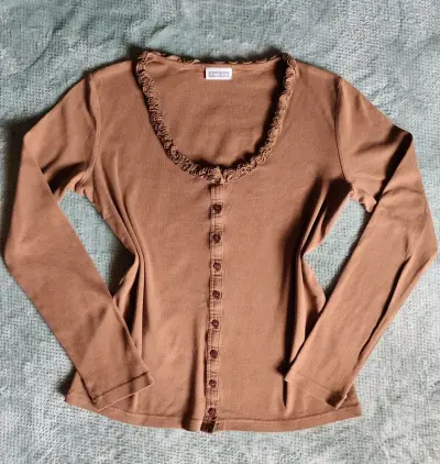 Polera  marrón manga larga - miniatura 1