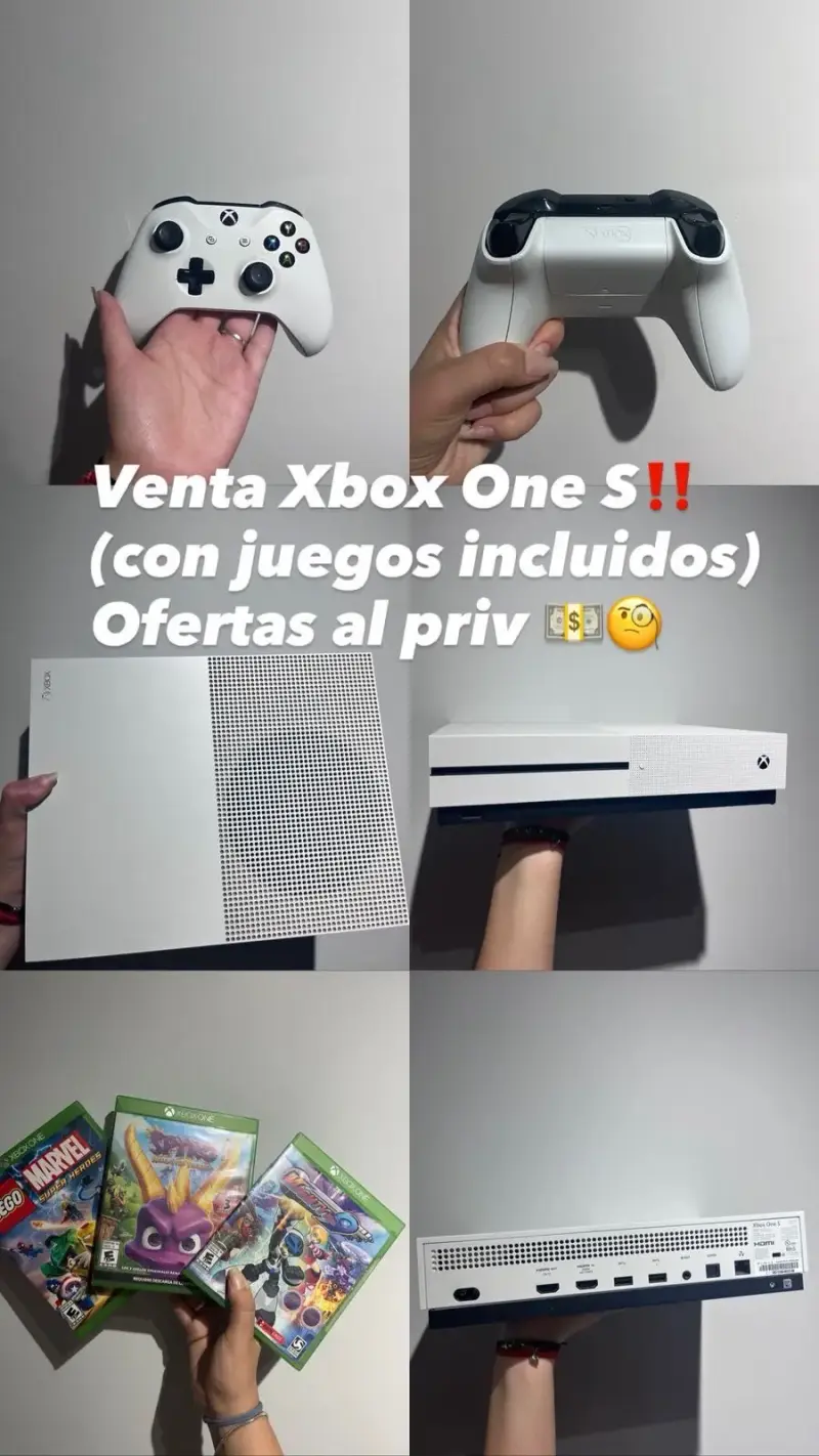 Xbox One S con juegos