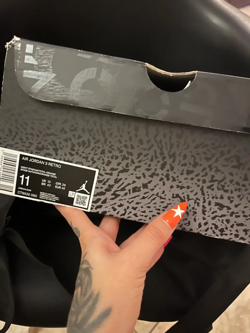 Zapatillas negras Air Jordan 3 retro - 5