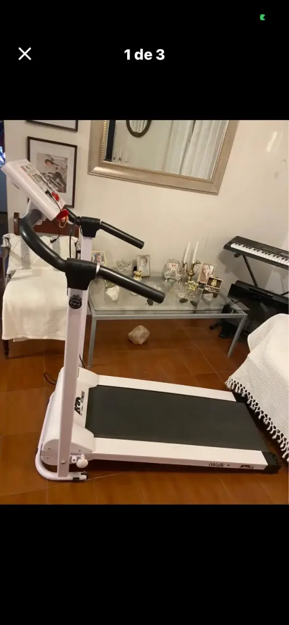 Caminadora trotadora eléctrica iWalk blanca - 1